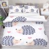 Snuggle With Spikes Quirky Hedgehog Duvet Bedding Set elitetrendwear 1