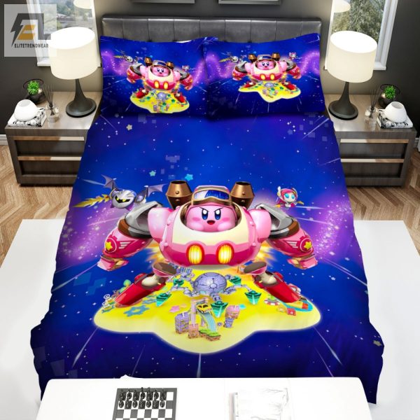 Snuggle With Kirby Cosmic Comfort Bedding Sets elitetrendwear 1