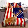 Patriotic Deer Dreams Quirky Cozy Bedding Sets elitetrendwear 1