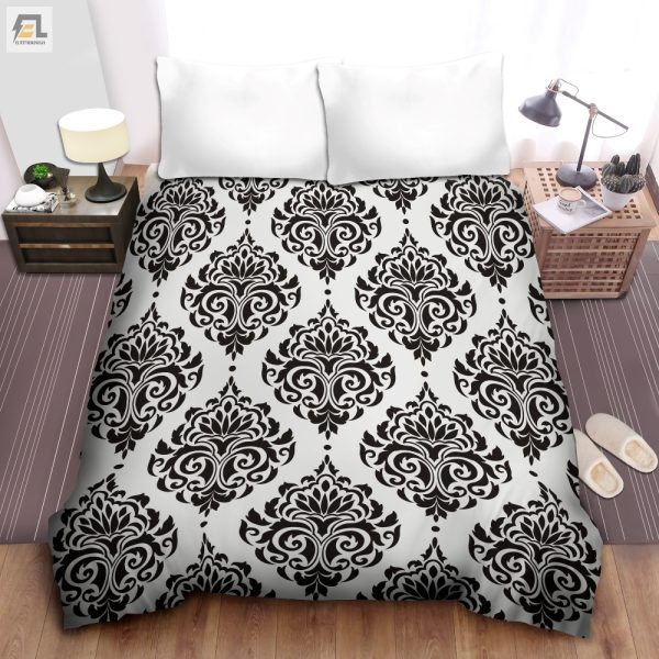 Sleep In Style Damask Drama Duvet Sets For Artsy Dreamers elitetrendwear 1