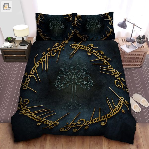 Sleep Like Sauron One Ring Duvet Cover Bedding Set elitetrendwear 1