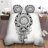 Sleep Like A Viking Compass Wolf Duvet Sets Cozy Fun elitetrendwear 1