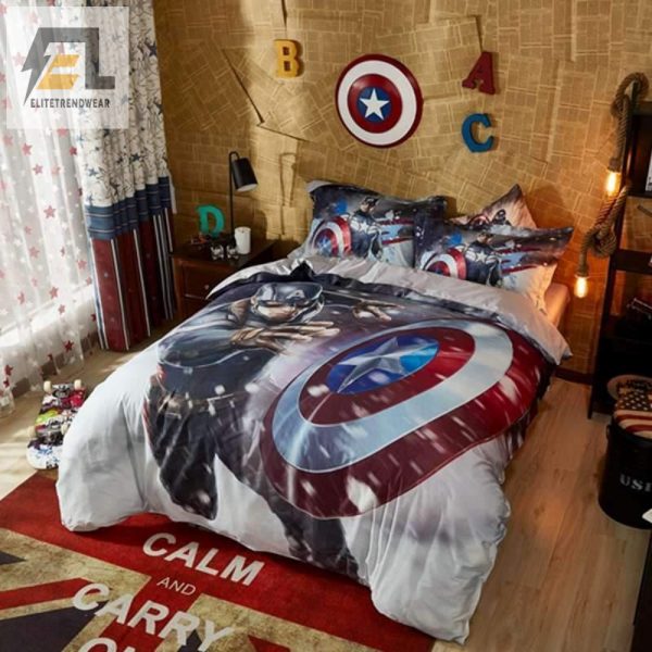 Sleep Like A Superhero Captain America Bedding Set elitetrendwear 1 1