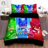 Snuggle Up With Pj Masks Heroic Hilarious Bedding Set elitetrendwear 1