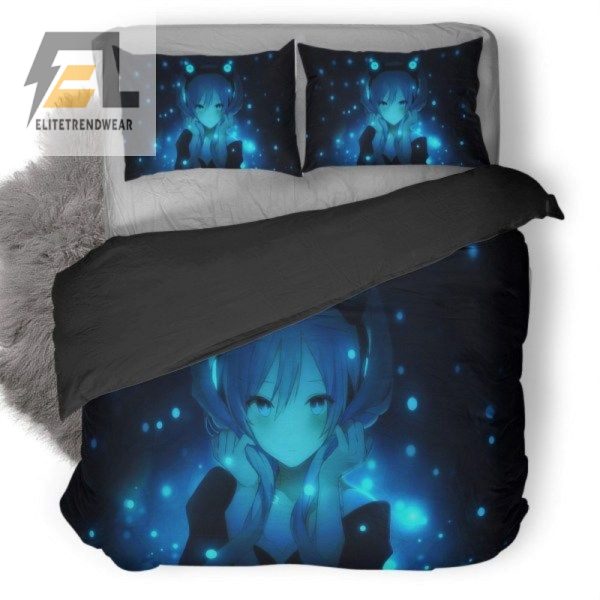 Dream With Miku Comfy Quirky Vocaloid Bedding Sets elitetrendwear 1