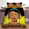 Jazz Up Your Sleep Custom Black Girl Music Duvet Sets elitetrendwear 1