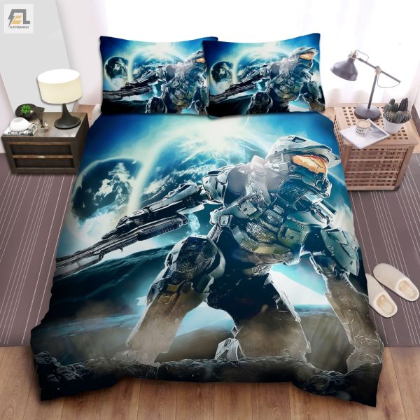 Out Of This World Hilarious Halo Space Duvet Cover Set elitetrendwear 1