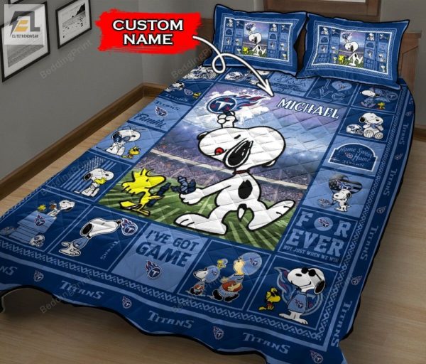 Score Big Dreams Custom Nfl Titans Duvet For Ultimate Fans elitetrendwear 1