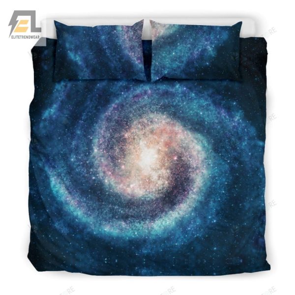 Sleep In Space Galaxy Blue Milky Way Duvet Sets elitetrendwear 1