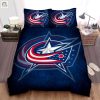 Score Big Dreams Ohio Nhl Blue Jackets Duvet Set elitetrendwear 1