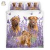 Cozy Dogue Dreams Funny Lavender Duvet Dog Bedding Set elitetrendwear 1