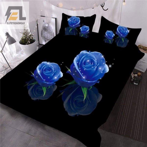 Snuggle With Blue Roses Uniquely Comfy Duvet Sets elitetrendwear 1