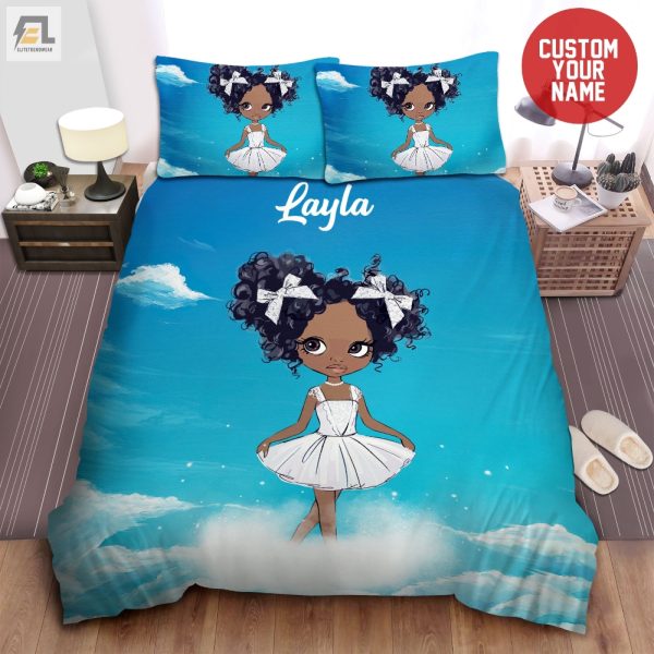 Snuggle Like Royalty Custom Black Girl Magic Duvet Set elitetrendwear 1