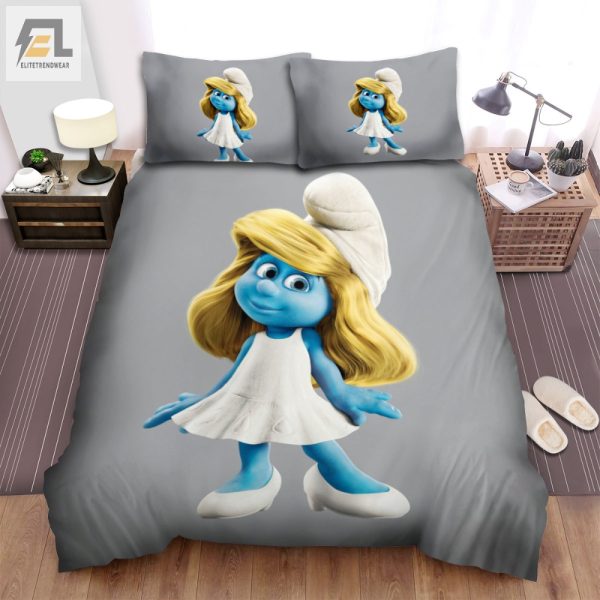 Snuggle With Smurfette Fun Comfy Smurf Duvet Sets elitetrendwear 1