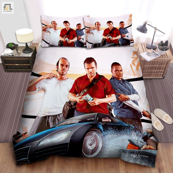 Snuggle In Crime Gta Trio Transport Duvet Bedding Sets elitetrendwear 1