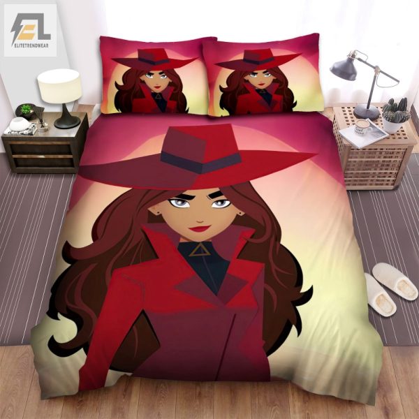 Sleepy Thief Carmen Sandiego Duvet Cozy Clever Bedding elitetrendwear 1