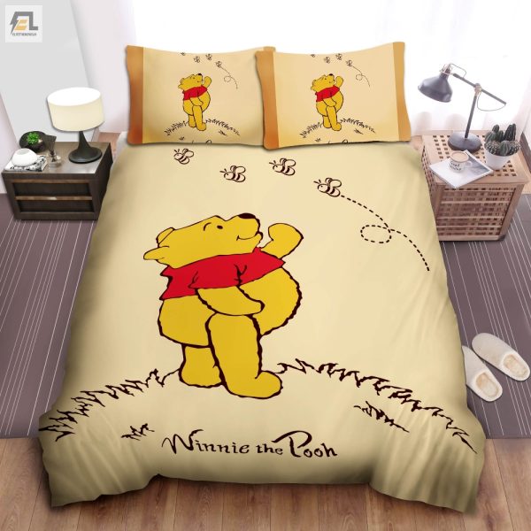 Sleep Like Pooh Navajowhite Winnie Duvet Cozy Comical elitetrendwear 1