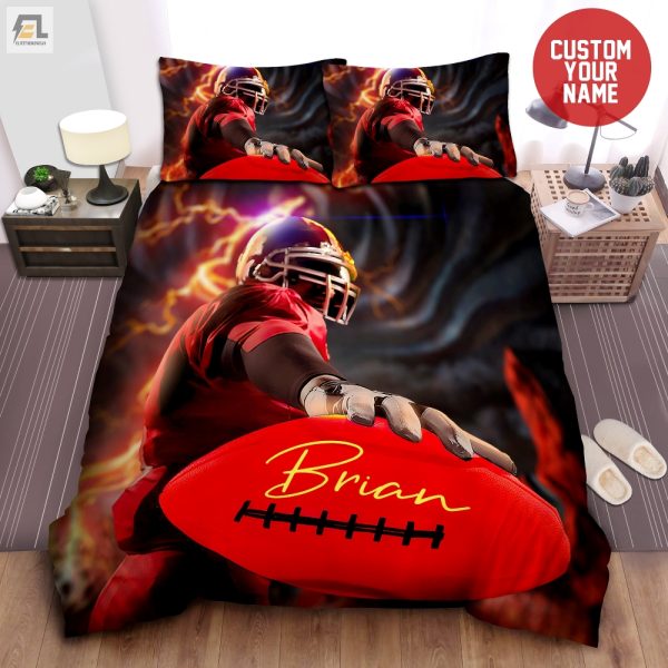 Score Big Dreams Personalized Football Duvet Sets elitetrendwear 1