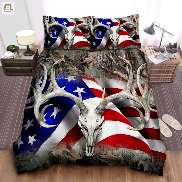 Sleep Like A Patriot Comfy Hunting Flag Bedding Set elitetrendwear 1