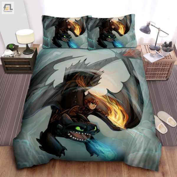 Snore Like A Viking Hiccup Toothless Duvet Set elitetrendwear 1