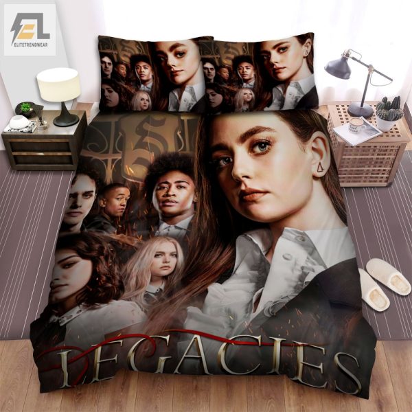 Snuggle With Legacies Funny Comfy Duvet Cover Set elitetrendwear 1