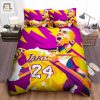 Score Big Dreams With Kobe Bryant Wpap Art Duvet Sets elitetrendwear 1