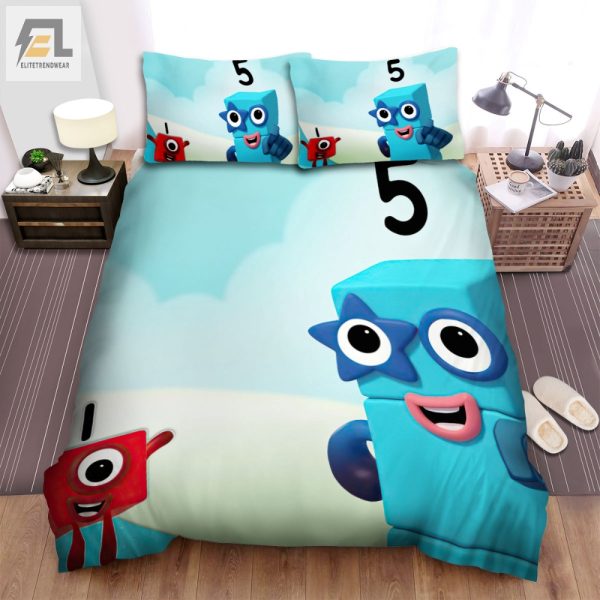 Snuggle With One And Five Fun Numberblocks Bedding Set elitetrendwear 1