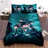 Epic Tanjiro Nezuko Battle Duvet Sleep Like A Demon Slayer elitetrendwear 1