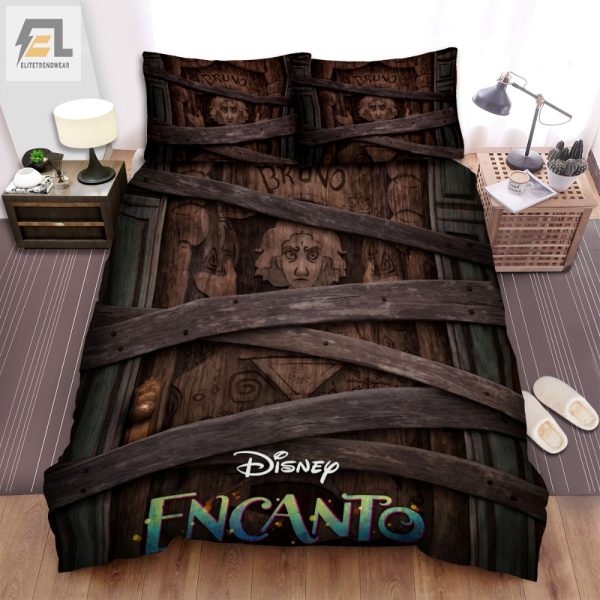 Snuggle With Bruno Magic Door Poster Bedding Set Fun elitetrendwear 1