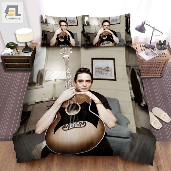 Snuggle With Cash Vintage Guitar Duvet Set Cozy Fun elitetrendwear 1