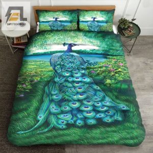 Quirky Peacock Duvet Perfect Gift For Peacock Lovers elitetrendwear 1