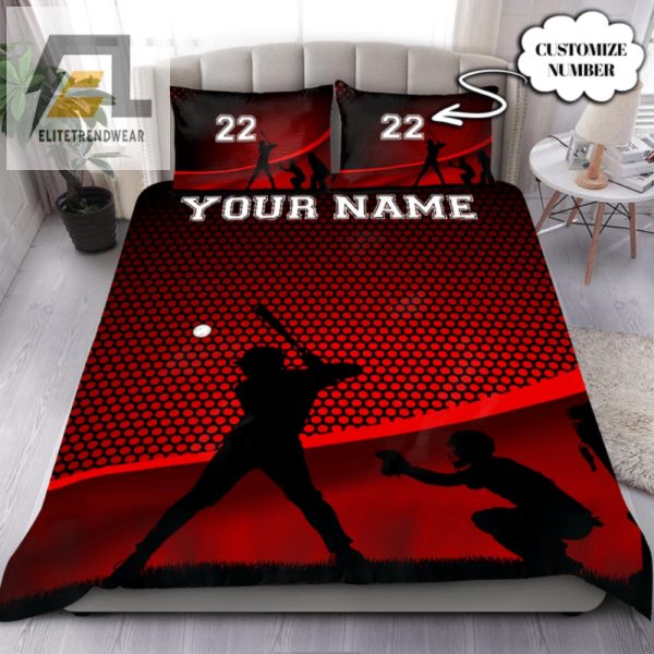 Dunk In Dreams Custom Name Number Basketball Duvet Set elitetrendwear 1