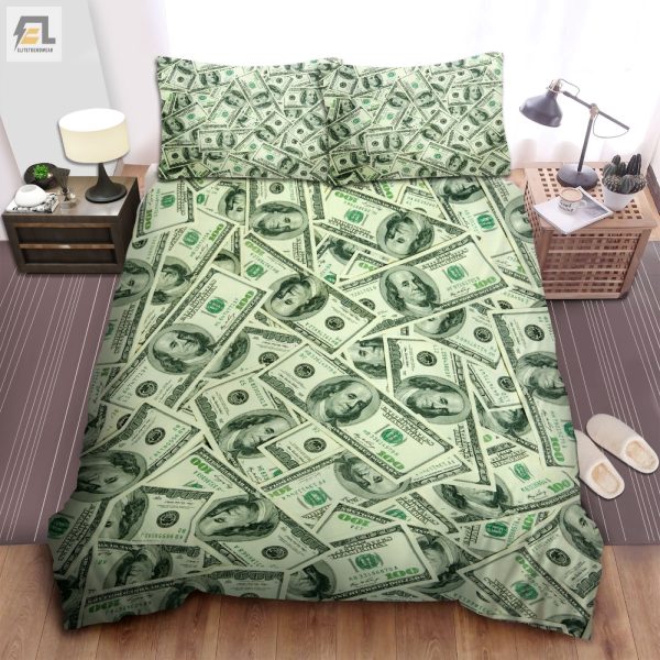 Sleep Like A Million Bucks Dollar Money Duvet Cover Set elitetrendwear 1