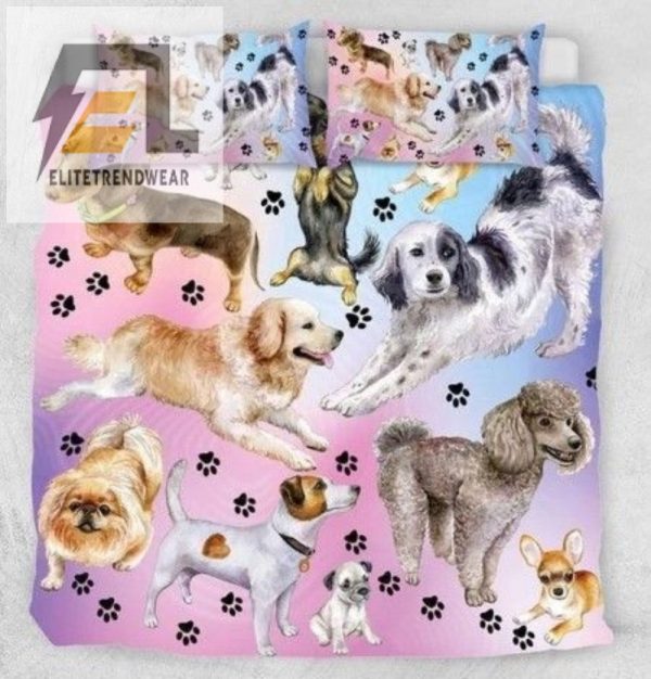 Snuggle Paws Hilarious Gifts For Puppy Lovers Bedding Set elitetrendwear 1