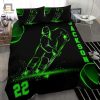 Chill Dreams Custom Neon Ice Hockey Duvet Cover Sets elitetrendwear 1