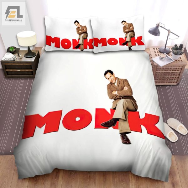 Monk Tony Shalhoub Poster Duvet Cozy Comically Unique elitetrendwear 1