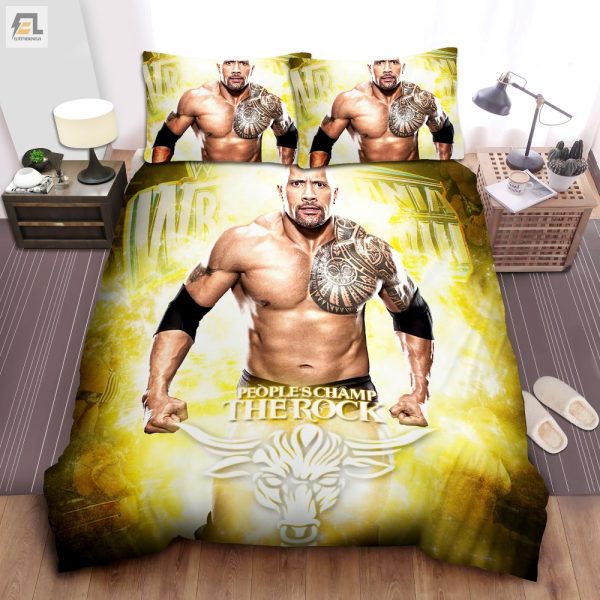 Rock Your Sleep Hilarious Dwayne The Rock Bedding Set elitetrendwear 1