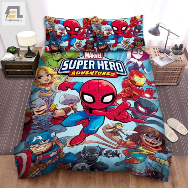 Comfy Spidey Friends Bed Set Web Your Dreams elitetrendwear 1