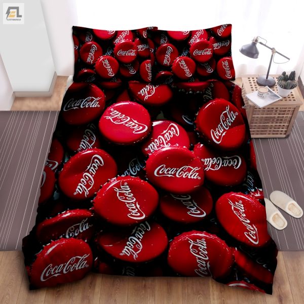 Snuggle With Nostalgia Cocacola Cap Duvet Set Bliss elitetrendwear 1
