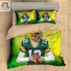 Snooze Like A Qb Comfy Aaron Rodgers Packers Duvet Set elitetrendwear 1