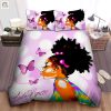 Sweet Dreams Custom Black Girl Butterfly Duvet Set elitetrendwear 1