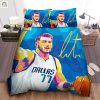 Luka Magic Dream Pop Art Duvet Set For Mavericks Fans elitetrendwear 1