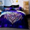 Owl Galaxy Duvet Cozy Comfy Outofthisworld Bedding elitetrendwear 1