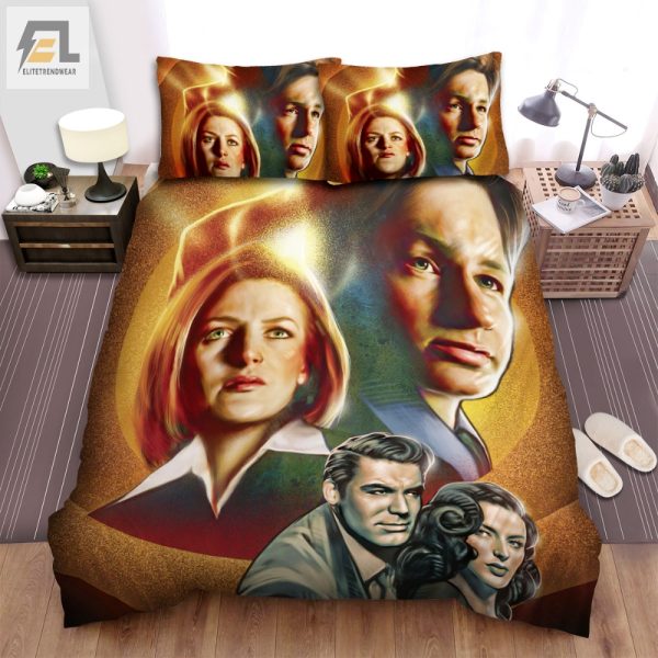 Snuggle With Scully Quirky Xfiles Duvet Cover Set elitetrendwear 1