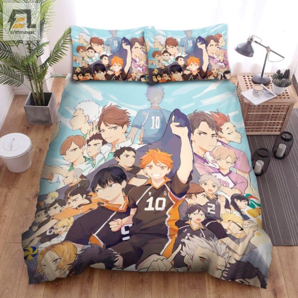 Spike Up Dreams Haikyu Rival Teams Duvet Cover Sets elitetrendwear 1