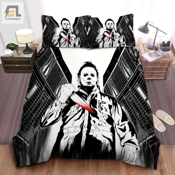 Slice Of Comfort Michael Myers Duvet Cover Set elitetrendwear 1