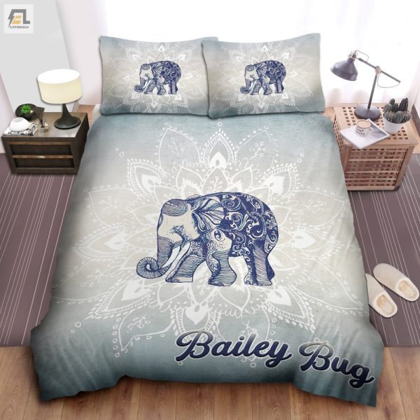 Dream With Elephants Custom Funny Boho Duvet Sets elitetrendwear 1