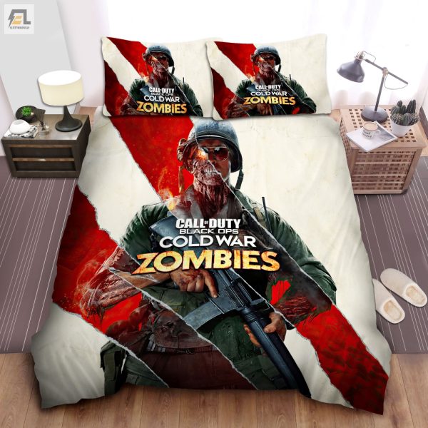 Cozy Up Or Get Spooked Cod Zombies Duvet Cover Set elitetrendwear 1