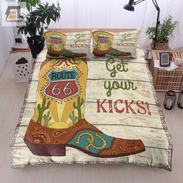 Snazzy Route 66 Duvet Kick Back Dream With A Smile elitetrendwear 1