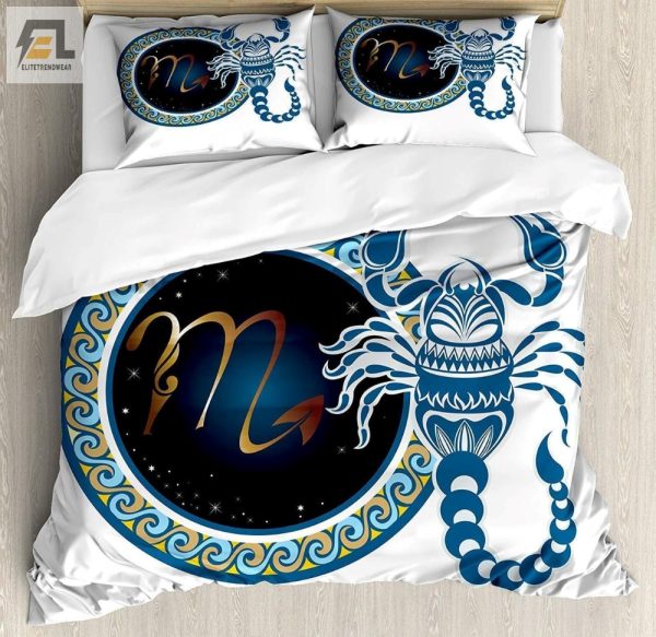 Snuggle With A Scorpio Quirky King Size Duvet Set elitetrendwear 1